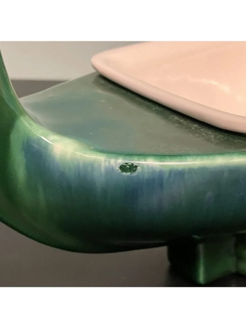 Vintage Royal Haeger Green Gondola Centerpiece Gondolier Mid Century